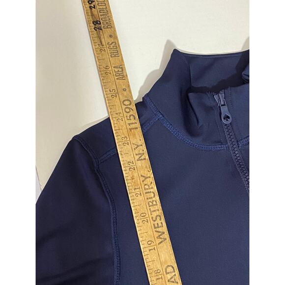 $188 KATE SPADE New York Womens Small Eyelet JACKET Zip NAVY BLUE Stretch - Picture 4 of 12